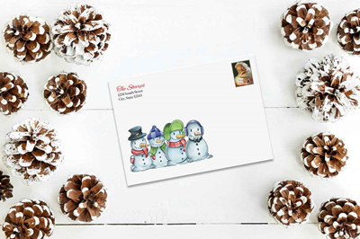 Snowman A6 Christmas Envelope