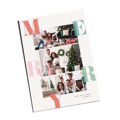 Holiday Card 5"x7"_Merry Plaid