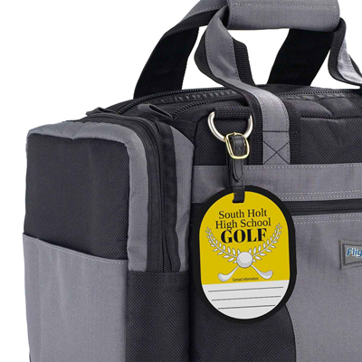 Golf Bag Tag Design 1 Gold