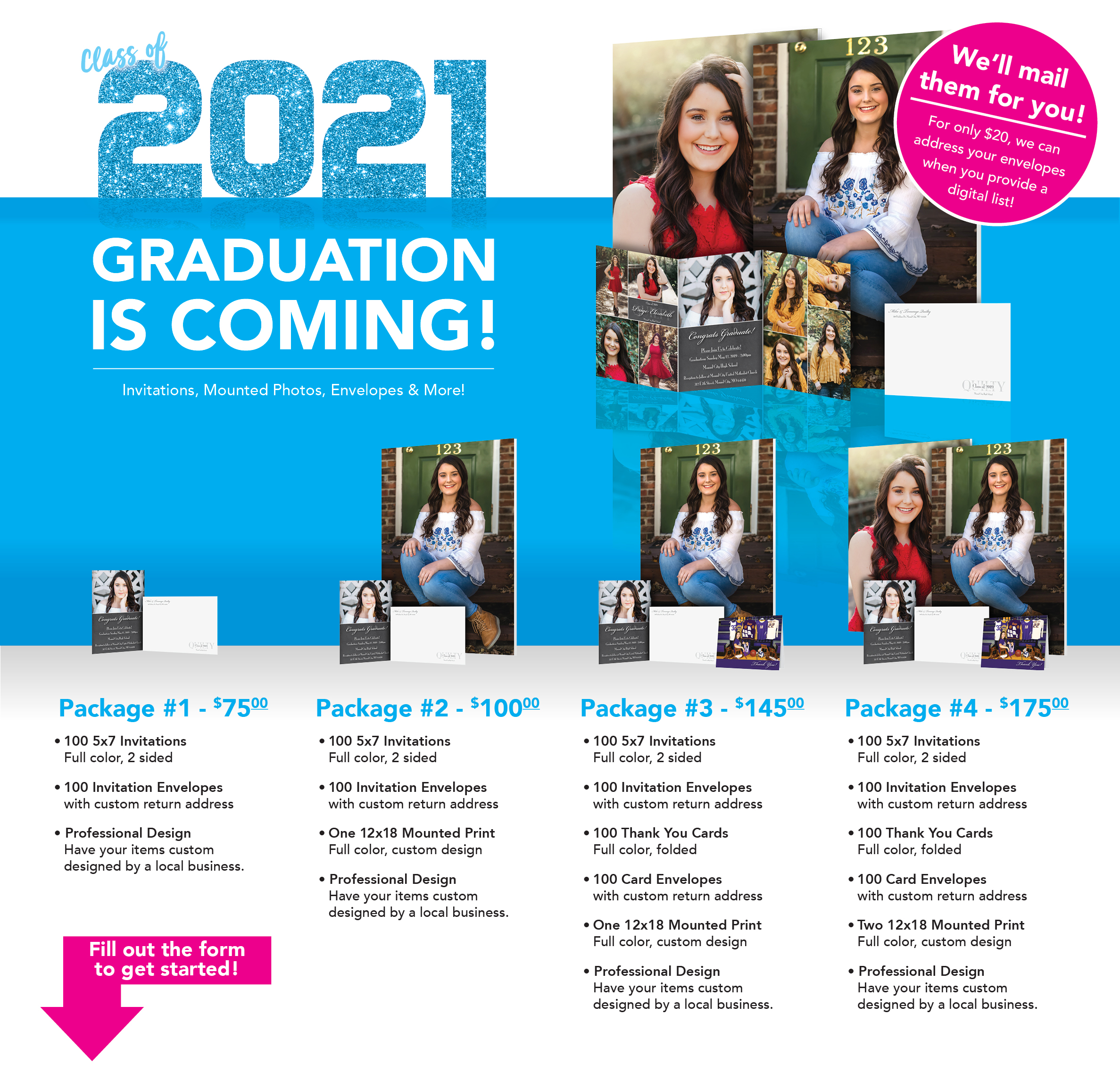 2021 Graduation Packages